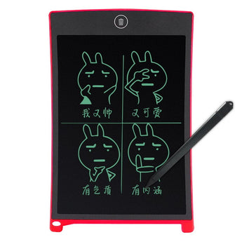 Tableta LCD de scris si desenat, 8.5 inch, HowShow H8B, Rosu