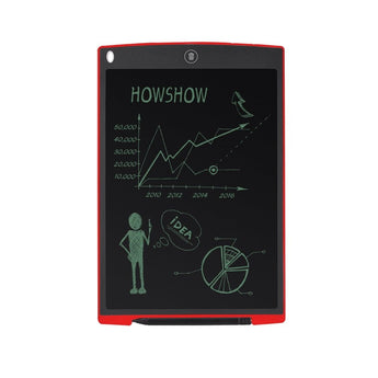 Tableta LCD de scris si desenat, 12 inch, HowShow H12A, Rosu