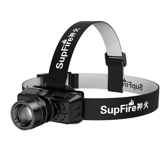 Lanterna LED frontala Supfire HL50, cu Zoom, 300 lm, 1200 mAh, IP32