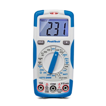 Multimetru PeakTech 1075, certificat de calibrare