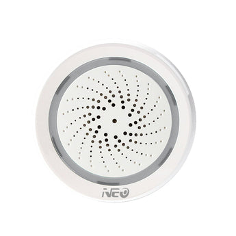 Sirena alarma smart 3in1, senzor de temperatura si umiditate, Neo NAS-AB02W