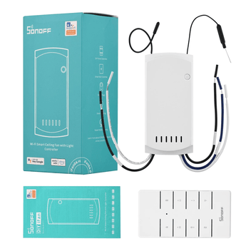 Sonoff iFan04-H, controler smart de ventilator si iluminat