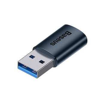 Adaptor Baseus Ingenuity Series Mini OTG, USB-A 3.1 la USB-C, Negru