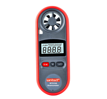 Aparat de masurat viteza si temperatura aerului, Anemometru digital, WINTACT, WT816A