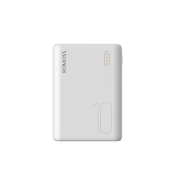 Baterie externa Romoss 10000mAh, 37Wh, Alb