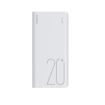 Baterie externă Romoss Sense 6+, 20000mAh, 74Wh, Alb