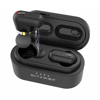 Casti wireless Blitzwolf BW-FYE7, Bluetooth 5.0, Negru