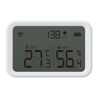 Senzor smart WiFi NEO TH02W, Temperatura, Umiditate, Lumina