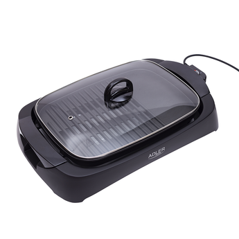 Gratar electric Adler AD 6610, capac de sticla, 3000W