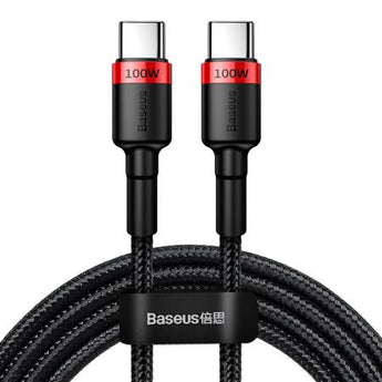 (Resigilat) Cablu USB-C la USB-C PD2.0 100W, 2m, Baseus Cafule Series