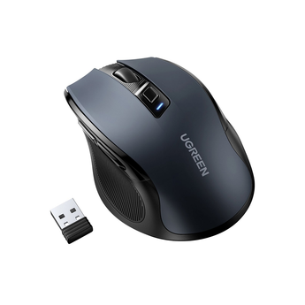 Mouse wireless Ugreen MU006, 2.4GHz, 4000 DPI, Negru