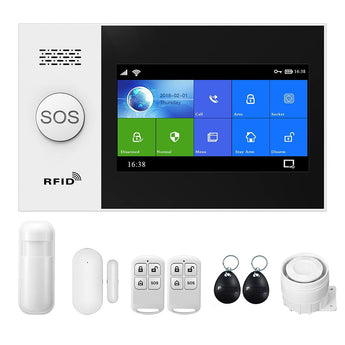 Sistem alarma smart PGST PG-107, WIFI, GSM, RF 433MHz, Tuya APP