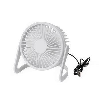 Ventilator de birou MINI PLATINET, USB, alb