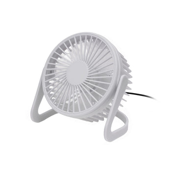 Ventilator de birou MINI PLATINET, USB, alb