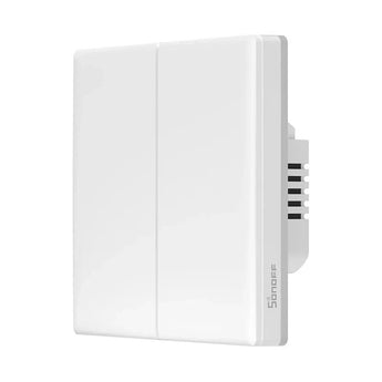 Intrerupator Inteligent dublu de perete SONOFF T5-2C-86 WiFi, Alb