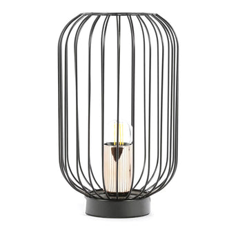 Lampa de masa Platinet PTL2529B, E27, Negru