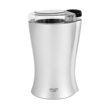 Rasnita cafea Adler AD443, capacitate 70g, 150W, Argintiu