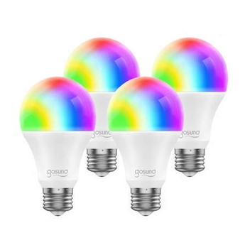 Set 4 Becuri Smart Gosund WB4, RGB/W, 8W, 2700K