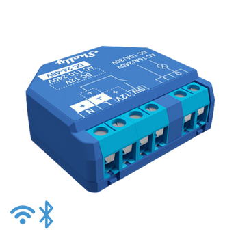 Releu inteligent WiFi Shelly Plus 1, AC 16A, DC 10A