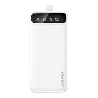Acumulator extern Dudao K8S+, 30000mAh, Alb