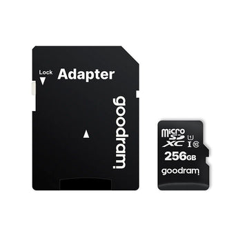 Card de memorie microSDXC Goodram 256GB,UHS I,cls 10 + adaptor, M1AA-2560R12