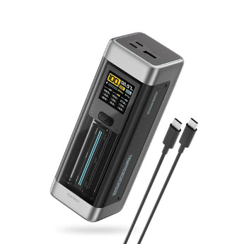 Baterie externa Cuktech CUK00P23GLBK, 25000mAh, 210W, 2 x USB-C 1 x USB-A, negru