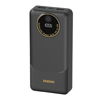 Baterie externa Dudao K12 Pro, 22.5W PD 20000mAh USB-A/USB-C, Negru