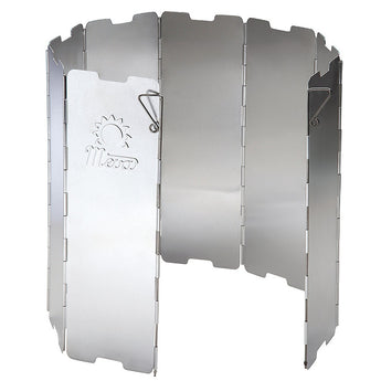 Protectie MEVA din aluminiu impotriva vantului pentru aragaz camping