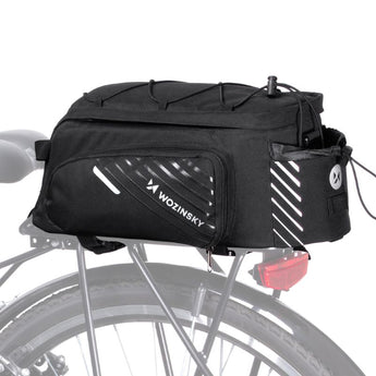 Geanta impermeabila Wozinsky WBB22BK pentru portbagaj bicicleta, 9l