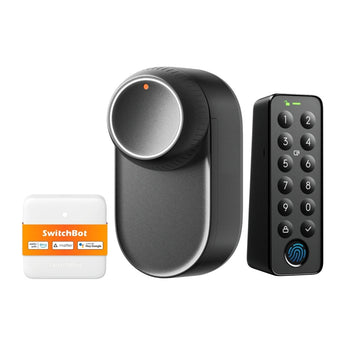 Încuietoare inteligentă SwitchBot Ultra 3 în 1 cu panou de control Hub Mini Matter și tastatură Keypad (W5600002)
