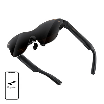 Ochelari AR RayNeo Air 3S Pro, 201 inci, 1200 nits, sunet surround, compatibili cu diverse dispozitive