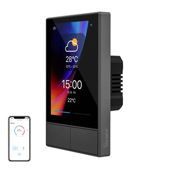 Panou de control inteligent WiFi SONOFF NSPanel-US (negru, 120mm)