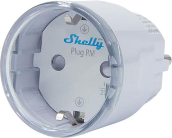 Priza inteligenta Shelly Plug PM Gen3 Matter 13A, alba