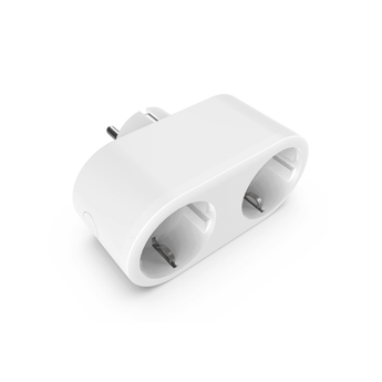 Priza inteligenta WiFi Woox R6073, 2 Porturi Schuko, 16A