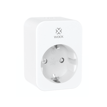 Priza smart WiFi Woox R6118, monitorizare energie, Tuya