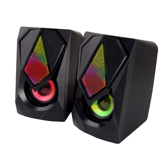 Boxe stereo Esperanza Boogie, cu LED RGB, 5W