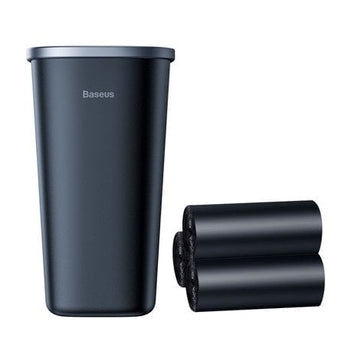 (Resigilat) Cos de gunoi auto Baseus, Dust-free, +90 Pungi, Negru