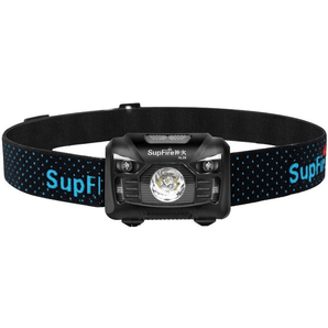 (Resigilat) Lanterna LED frontala Supfire HL06, 300 lm, 1200 mAh, IP44, senzor, lumina alba si rosie