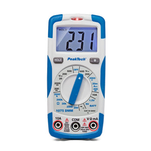 Multimetru PeakTech 1075, certificat de calibrare