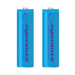 Set 2 acumulatori AA Ni-MH 2000mAh, Esperanza EZA103B