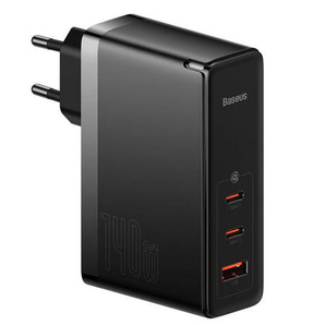 Incarcator multi-port Baseus GaN5Pro, 140W, Negru
