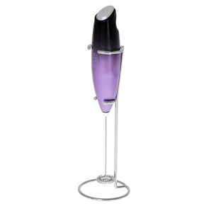 Mixer spumare lapte Adler AD 4499, cu stativ, Negru/Violet