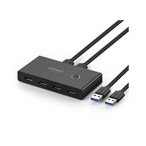 Switch USB de partajare, 4 porturi la 2 PC, UGREEN US216