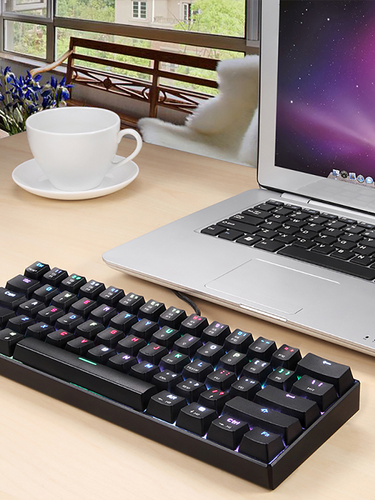 Tastatura pentru gaming Motospeed CK61 KailhSwitch, Negru