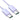 Cablu USB-C la USB-C Joyroom Multi-Color Series A14, 100W, 1.2m, Mov