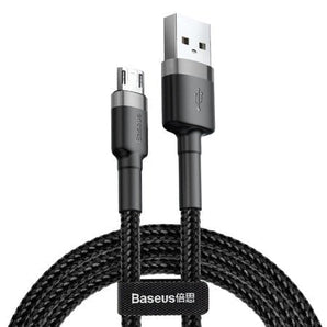 Cablu USB-A la micro-USB reversibil Baseus Cafule, 2.4A, 1m