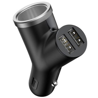 Incarcator Auto multifunctional Baseus, port-bricheta, 2xUSB-A
