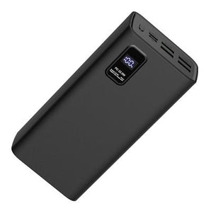 Baterie externă Platinet 30000mAh Polymer PD 3.0 QC 3.0 ecran LED, Black