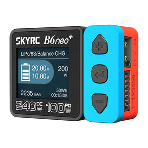 Încărcător inteligent SkyRC B6neo Plus (LiPo, LiFe, Li-Ion, LiHV, NiMH, NiCd, Pb)