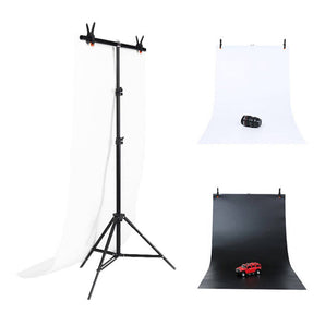 Kit de montare pentru fundal foto/stand Puluz 70x200cm + fundal foto 2 buc DCA0976